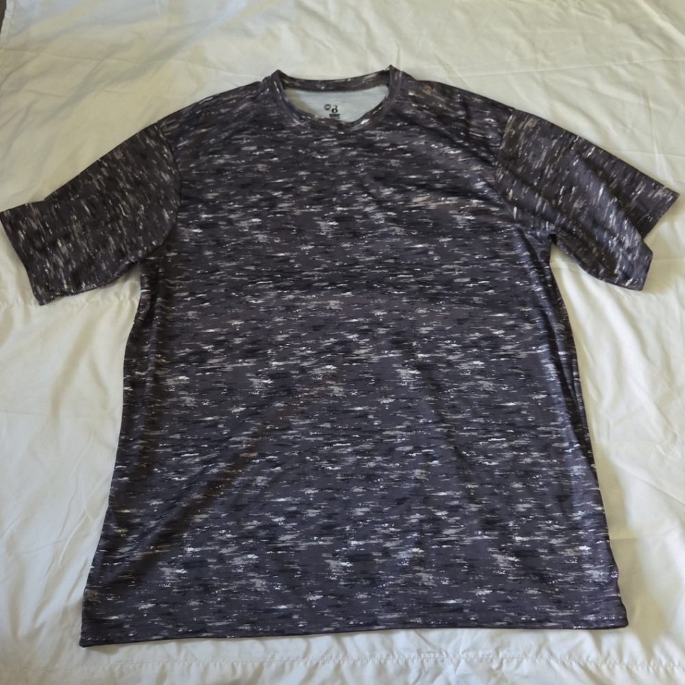 Badger mens size 2X grey athletic shirt #WS3